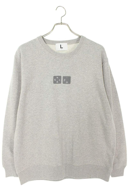 SEQUEL 24SS WEEKEND Logo Print Sweatshirt Gray Size L
