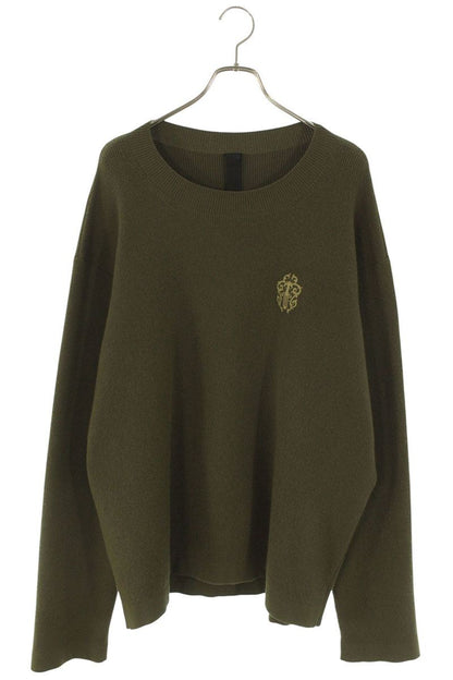 Vintage Chrome hearts Tops - Chrome Hearts Knit Sweater Green Size XL - Authentic Archive