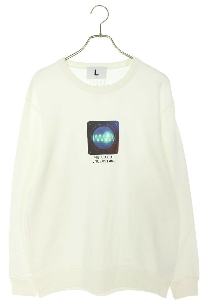 SEQUEL 24SS Logo Print Sweatshirt White Size L