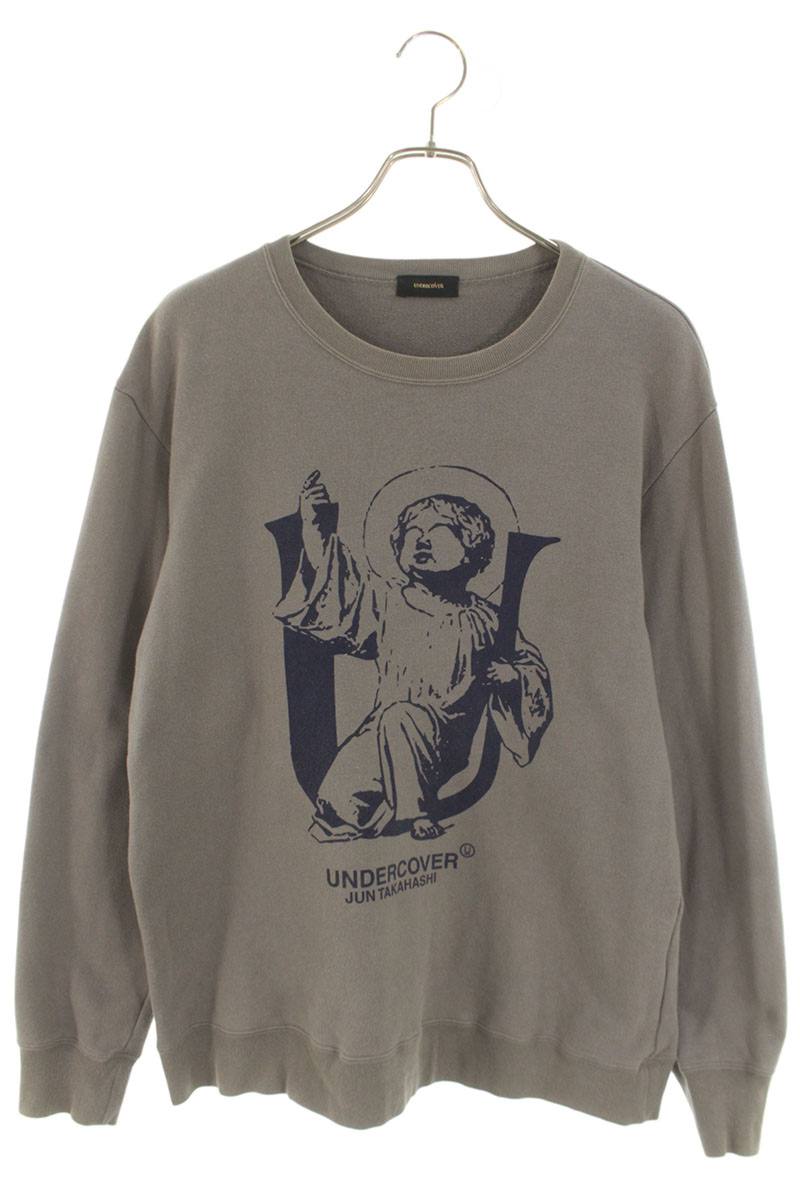 Vintage Undercover Tops - UNDERCOVER Print Design Sweatshirt Gray Size 3 - Authentic Archive