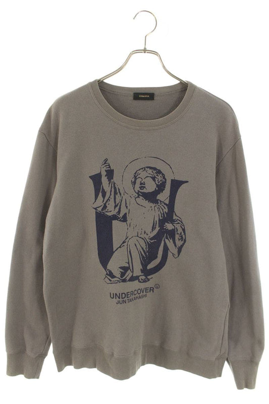 Vintage Undercover Tops - UNDERCOVER Print Design Sweatshirt Gray Size 3 - Authentic Archive