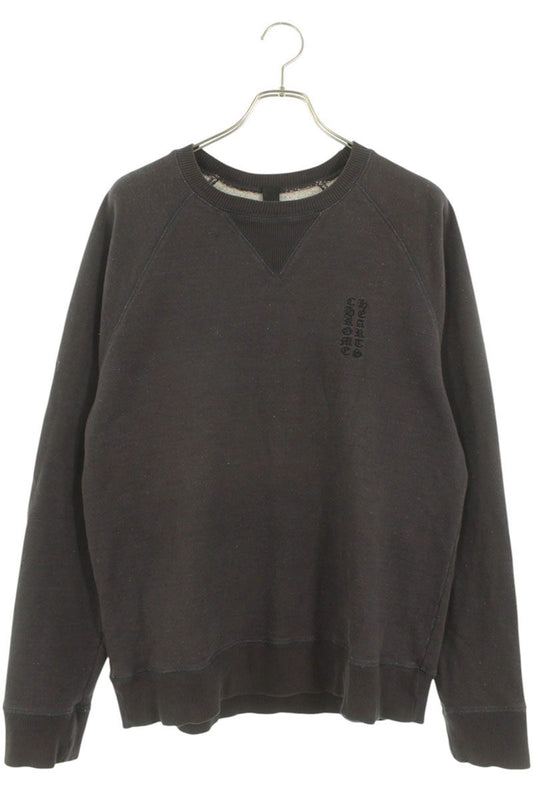 Chrome Hearts Y NOT Dagger Embroidered Crewneck Sweatshirt Black Size M