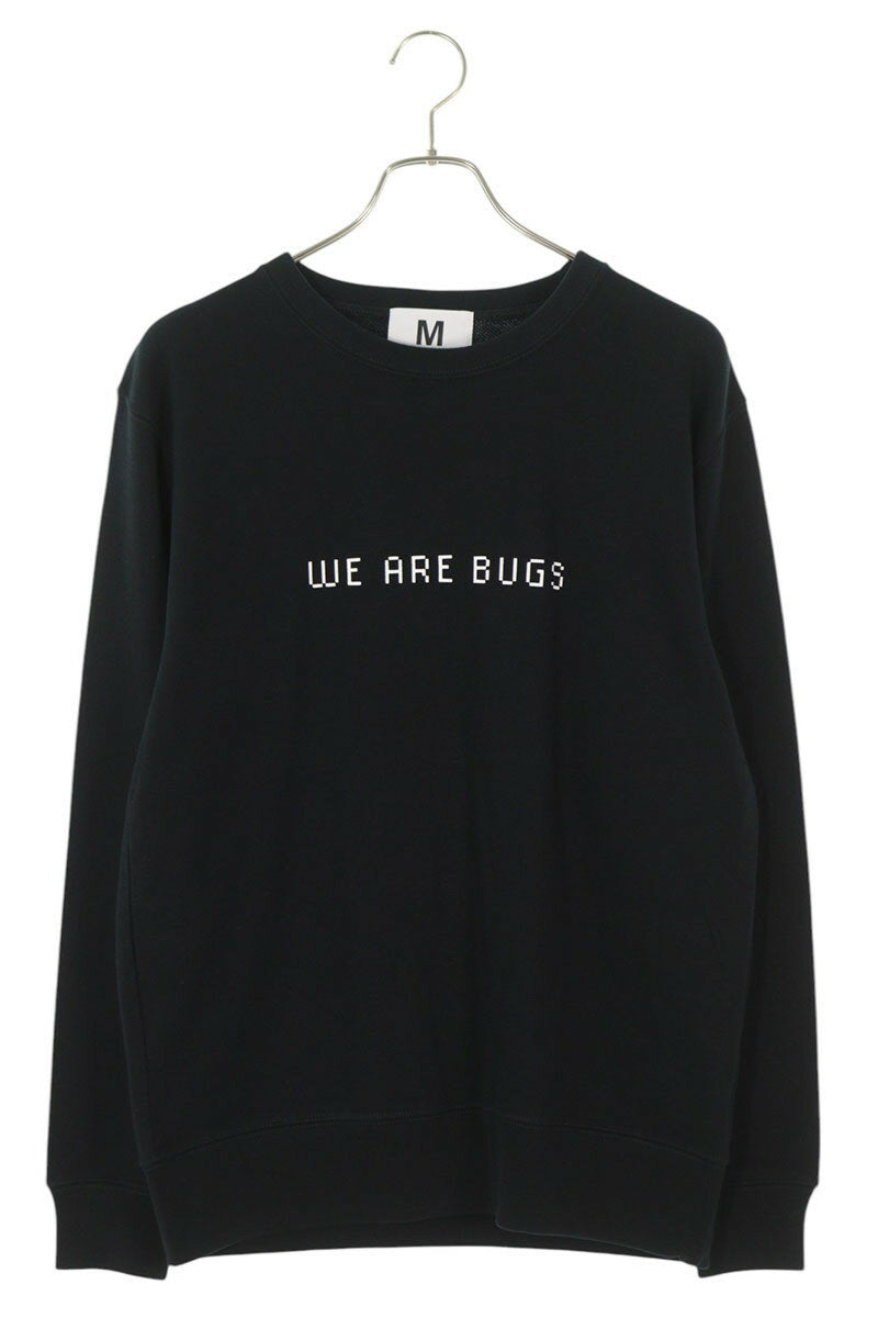 SEQUEL 24SS Logo Print Sweatshirt Black Size M