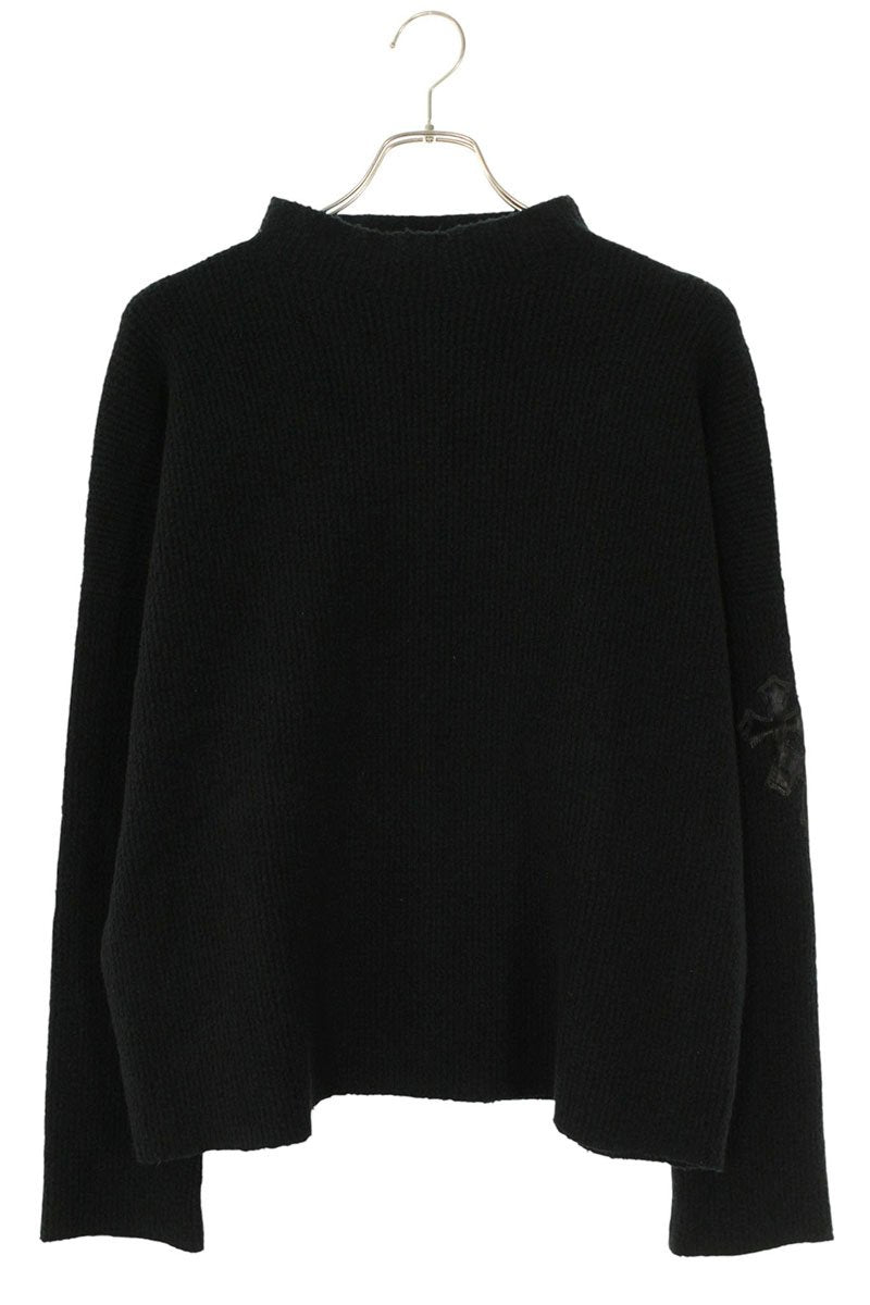 Vintage Chrome hearts Tops - Chrome Hearts TAKE THE CANNOLI Knit Sweater Black Size XSM - Authentic Archive