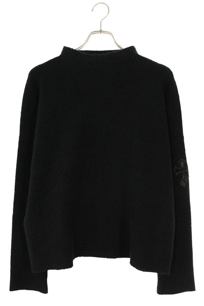 Vintage Chrome hearts Tops - Chrome Hearts TAKE THE CANNOLI Knit Sweater Black Size XSM - Authentic Archive