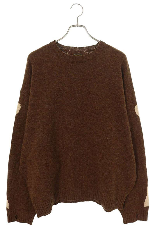 Vintage Kapital Tops - Kapital 24AW Knit EK-1537KN Brown Size M - Authentic Archive