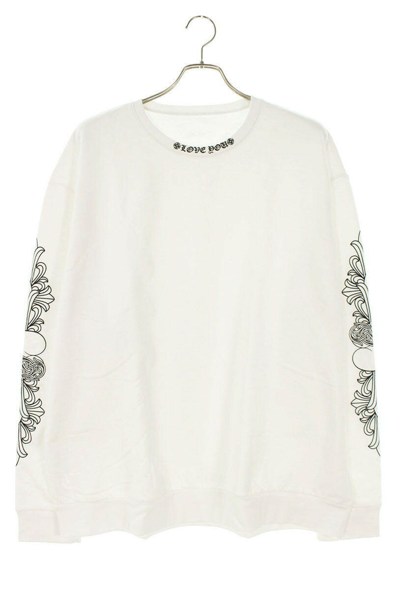 Chrome Hearts SWTSHRT PLVR Sweatshirt White Size XL