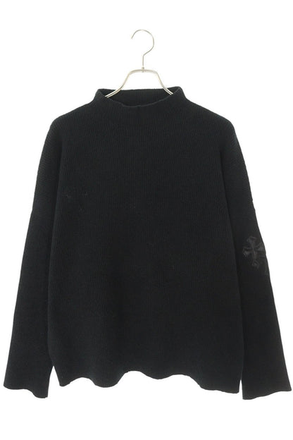 Vintage Chrome hearts Tops - Chrome Hearts TAKE THE CANNOLI Knit Sweater Black Size MED - Authentic Archive
