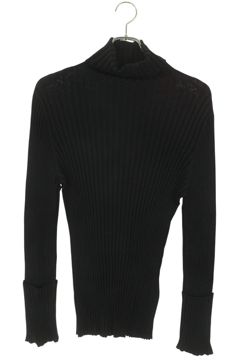 Valentino High Neck Knit Sweater Black Size M