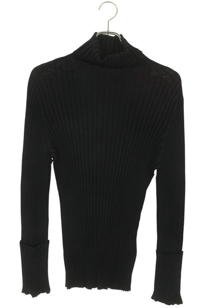 Valentino High Neck Knit Sweater Black Size M