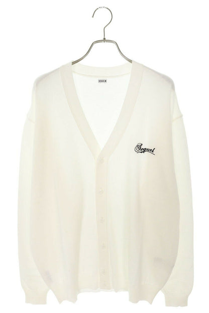 SEQUEL 23AW Logo Embroidered Knit Cardigan 23AW-KN Size L