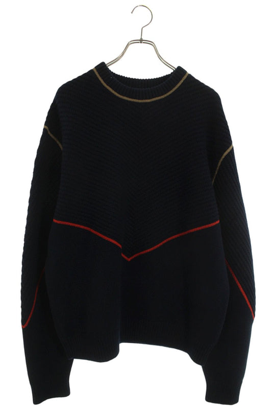 Bottega Veneta Cashmere Knit Sweater Blue Size M