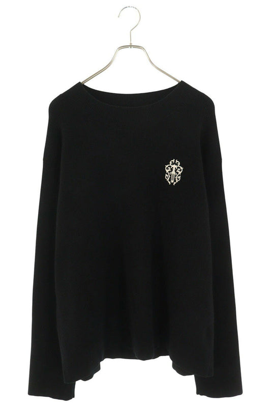 Vintage Chrome hearts Tops - Chrome Hearts Dagger Cashmere Knit Sweater Black V3 Size L - Authentic Archive