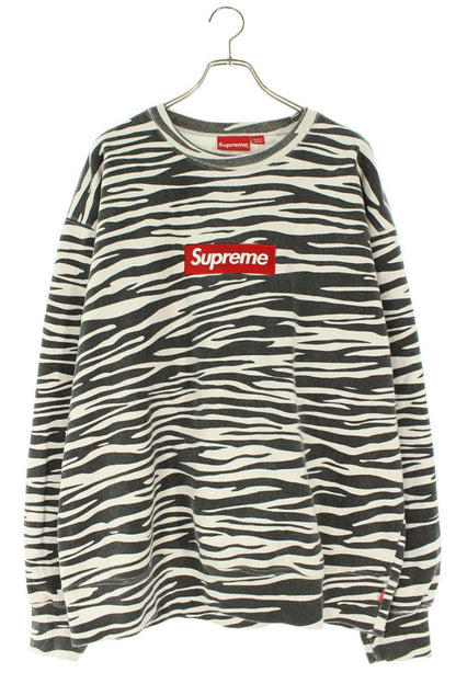 Supreme 22AW Box Logo Crewneck Sweatshirt Black x White Size XL