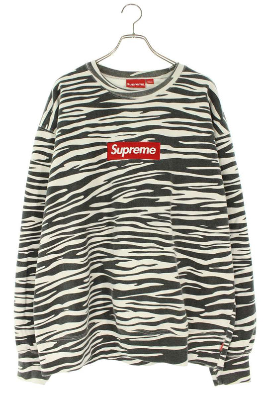 Supreme 22AW Box Logo Crewneck Sweatshirt Black x White Size XL