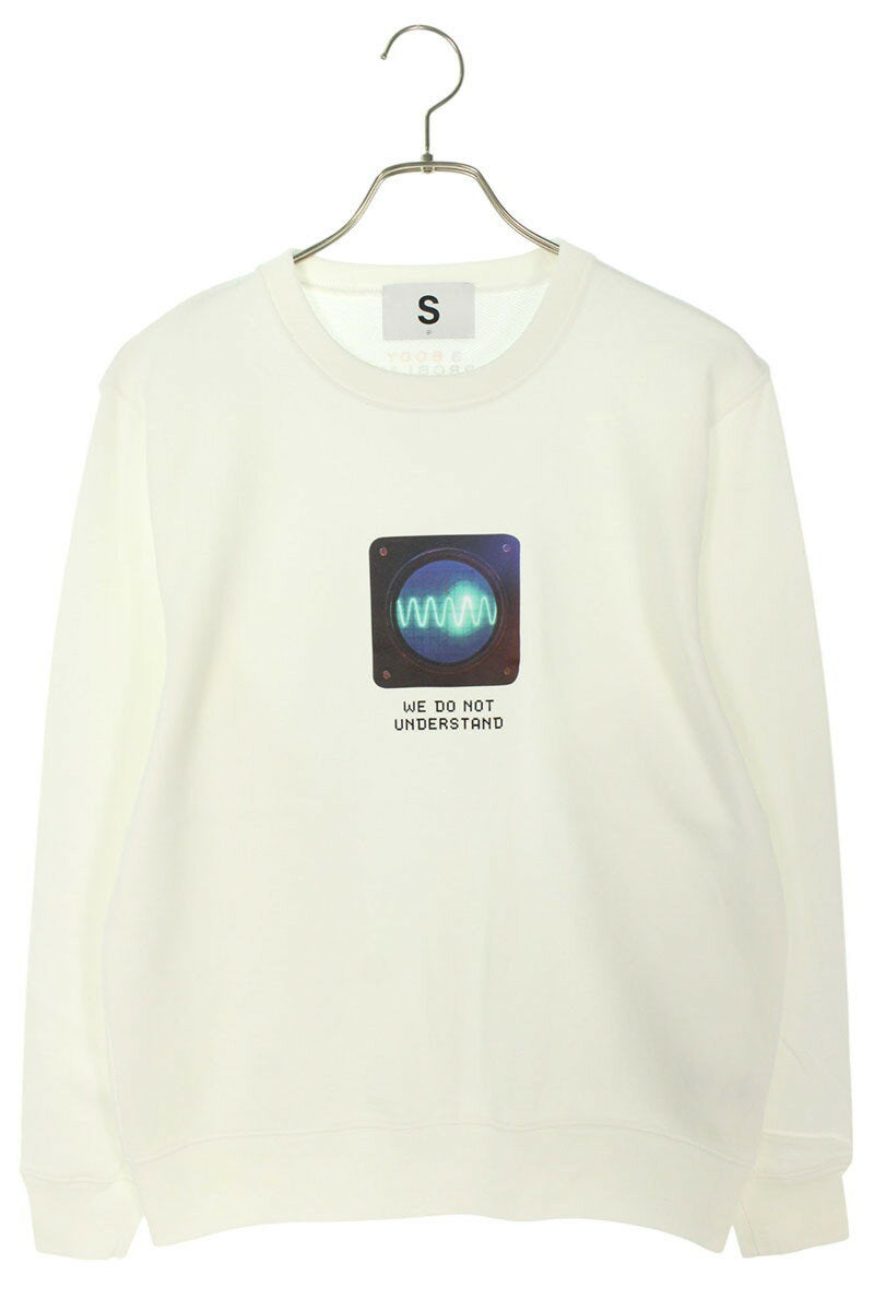 Fragment Design x SEQUEL 24SS Logo Print Sweatshirt White Size S