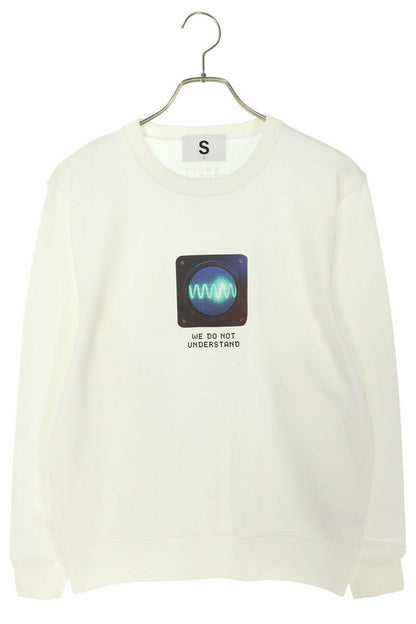 Fragment Design x SEQUEL 24SS Logo Print Sweatshirt White Size S