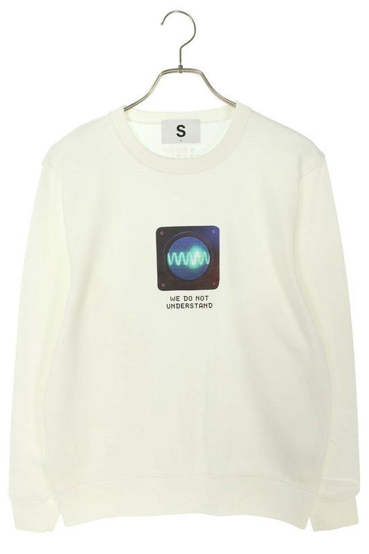 Fragment Design x SEQUEL 24SS Logo Print Sweatshirt White Size S
