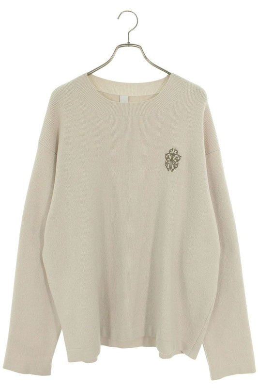 Chrome Hearts Knit Sweater Beige Size XL
