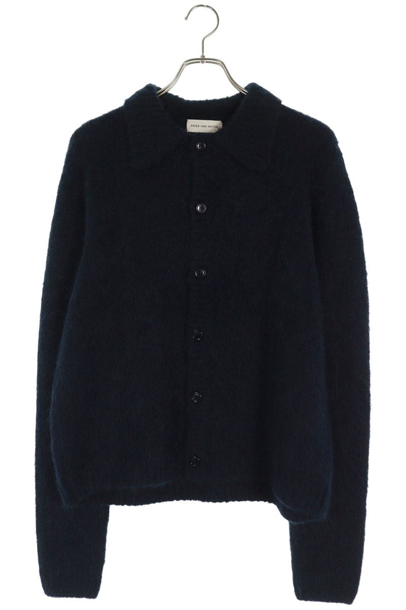 Dries Van Noten 25AW Polo Cardigan Blue Size L