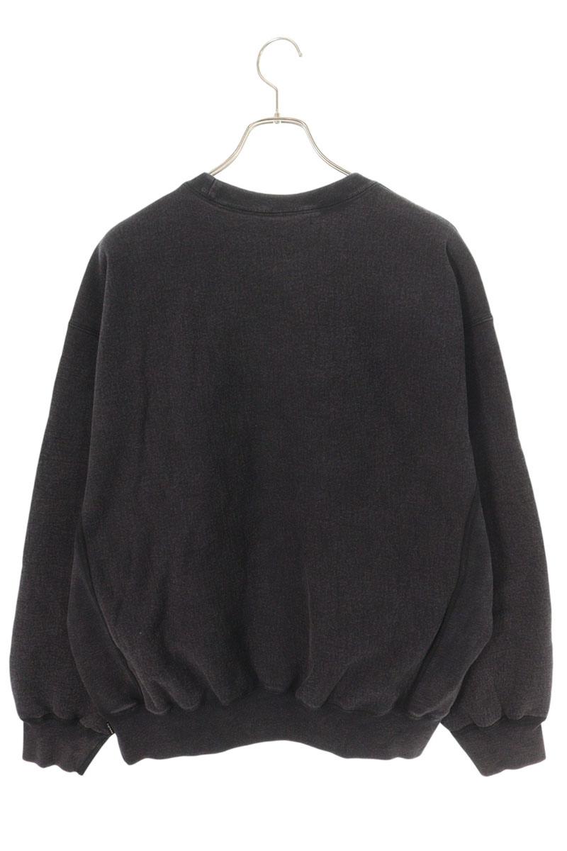 Supreme 25SS Washed Box Logo Crewneck Black Size L