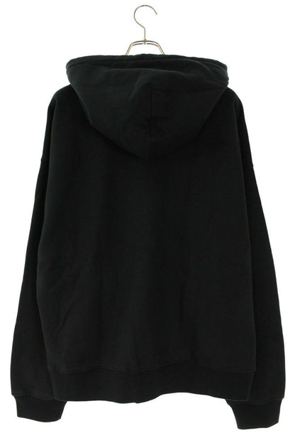 Stussy x Nike 25AW Logo Embroidered Zip Up Hoodie Black Size XL