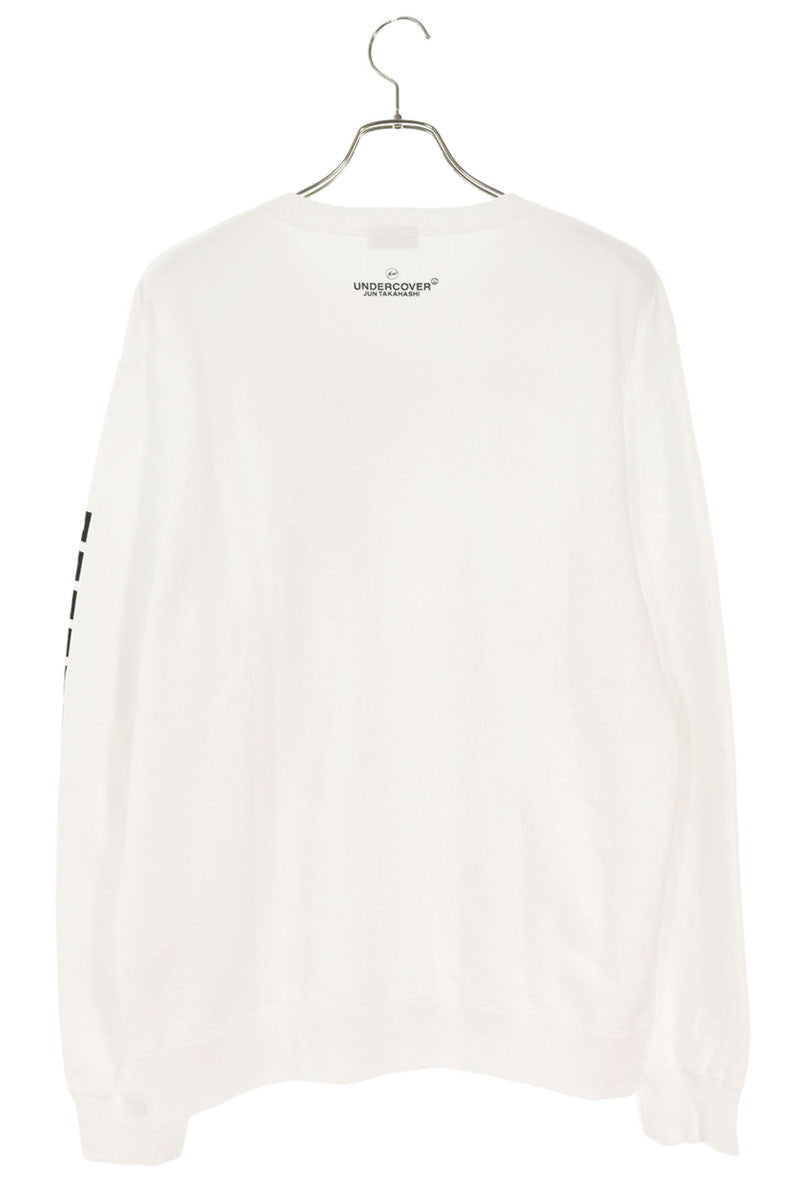 Vintage Undercover Tops - UNDERCOVER x fragment design Graphic Print Sweatshirt White Size 5 - Authentic Archive