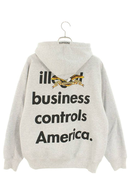 Supreme x Antihero 25AW Hooded Sweatshirt Gray Size M