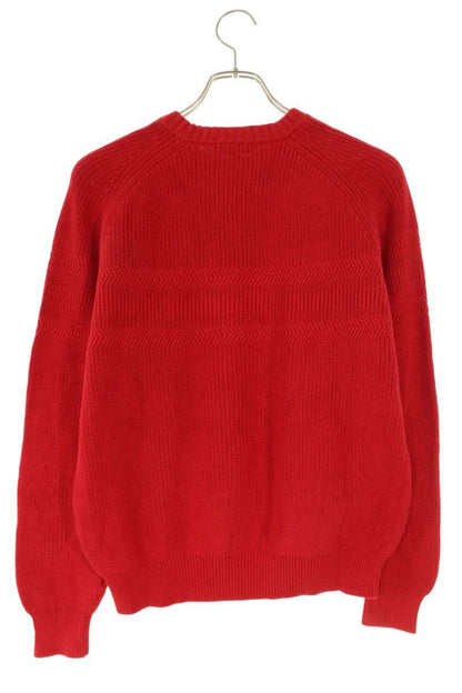 Supreme 18SS Chest Stripe Raglan Sweater Red Size S