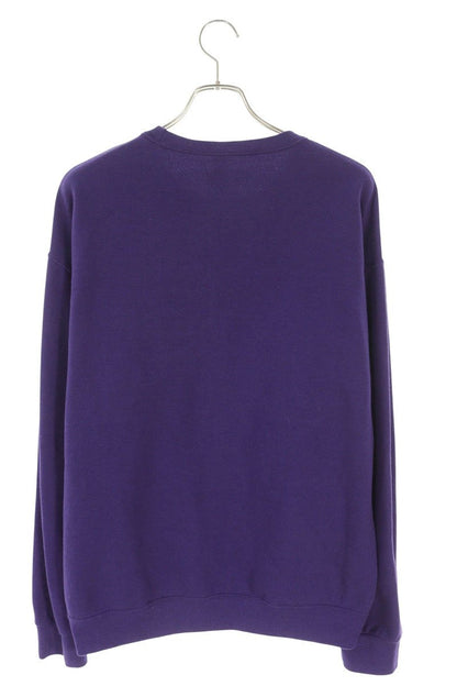 Wacko Maria Logo Embroidered Sweatshirt Purple Size L