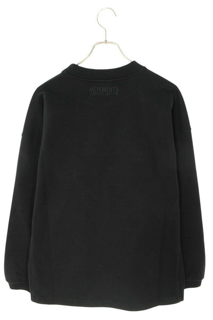 Vetements Logo Sweatshirt Black Size S