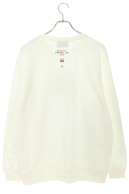 Fragment Design x SEQUEL 24SS Logo Print Sweatshirt White Size XL