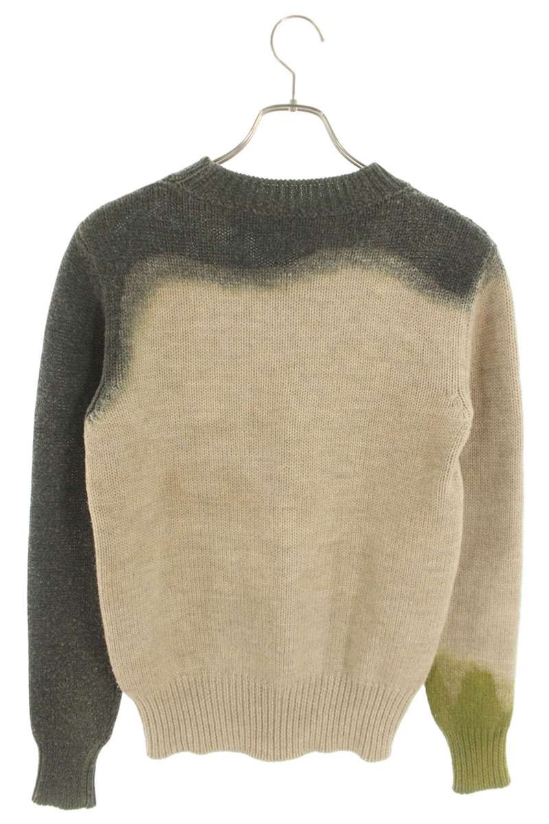 Bottega Veneta Wool Knit Sweater Beige x Gray Size XS