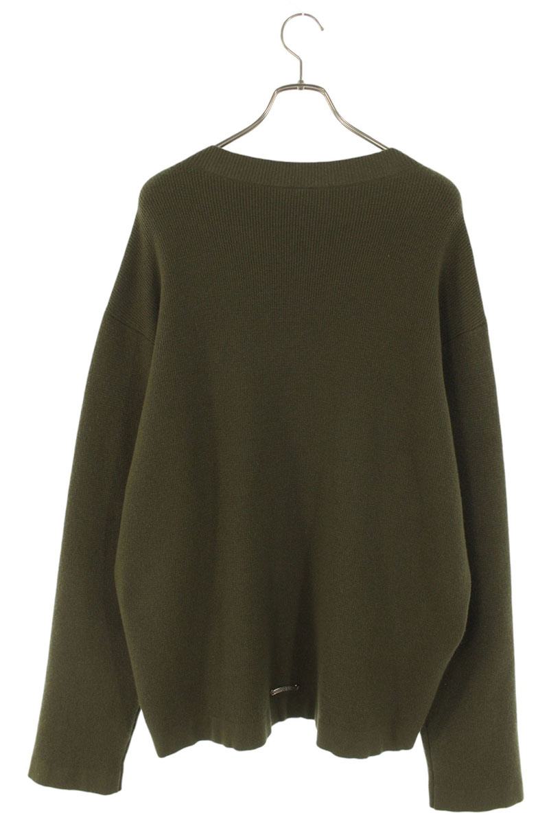 Vintage Chrome hearts Tops - Chrome Hearts Knit Sweater Green Size XL - Authentic Archive