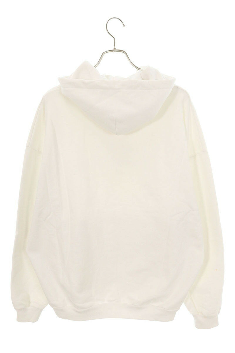 Balenciaga BB Logo Pullover Hoodie White x Pink Size XS