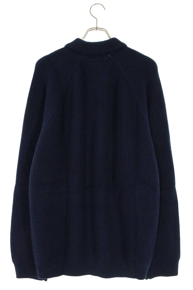 Supreme 25AW Small Box Polo Sweater Blue Size XXL