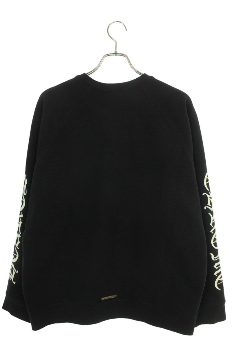 Chrome Hearts SLO RIDE CH Logo Embroidered Crewneck Sweatshirt Size XL