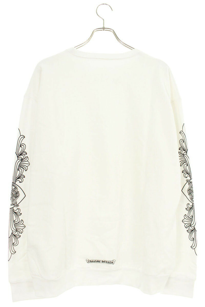 Chrome Hearts SWTSHRT PLVR Sweatshirt White Size L