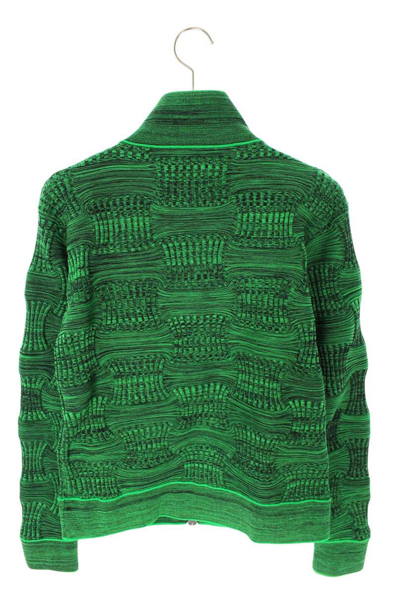Bottega Veneta Zip Up Knit Sweater Green Size XS