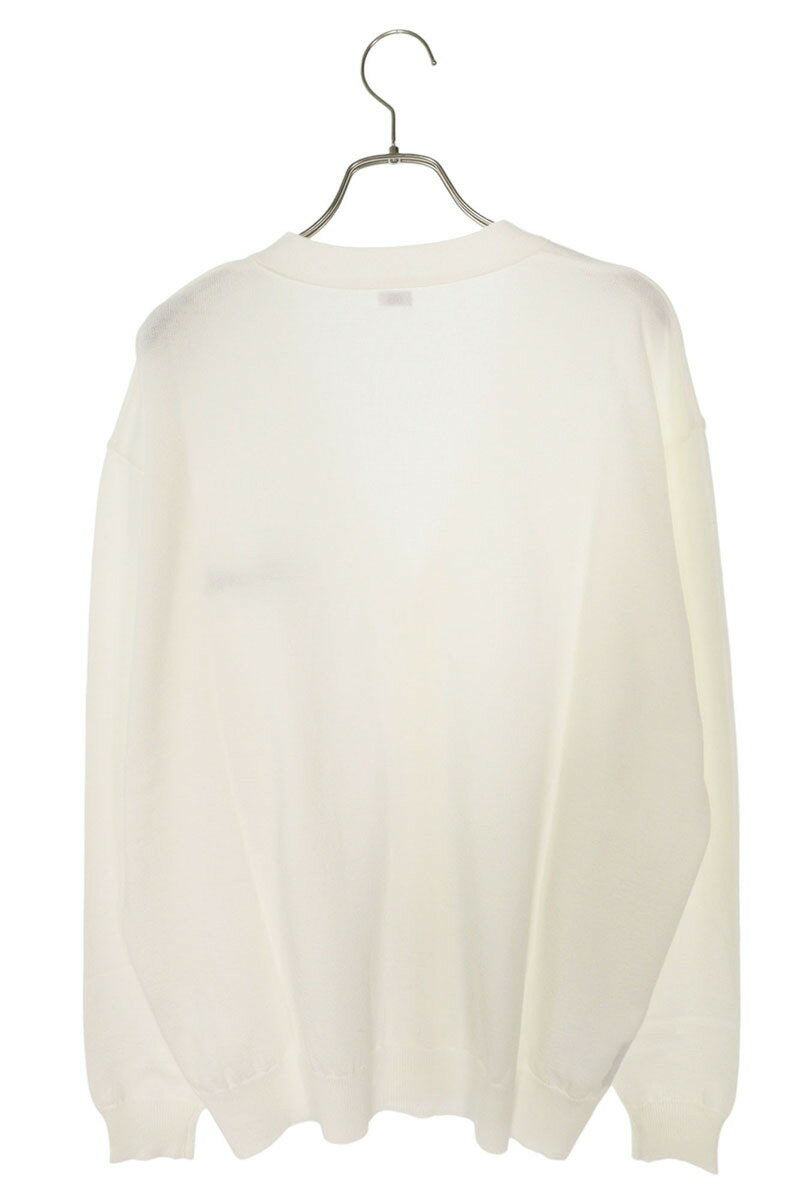 SEQUEL 23AW Logo Embroidered Knit Cardigan 23AW-KN Size L
