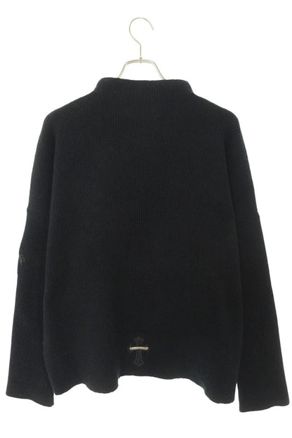 Vintage Chrome hearts Tops - Chrome Hearts TAKE THE CANNOLI Knit Sweater Black Size MED - Authentic Archive