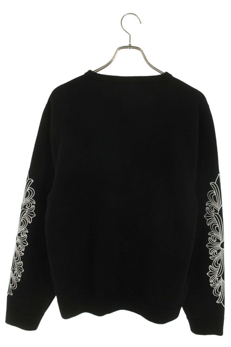Vintage Chrome hearts Tops - Chrome Hearts LIFE SENTENCE Knit Sweater Black Size M - Authentic Archive