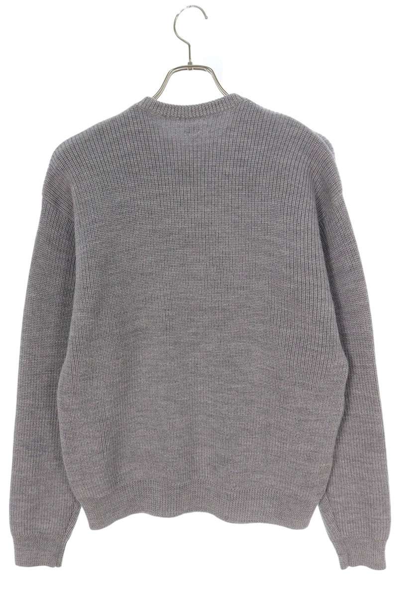 SEQUEL 23AW Logo Knit Sweater Gray Size S