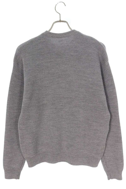 SEQUEL 23AW Logo Knit Sweater Gray Size S