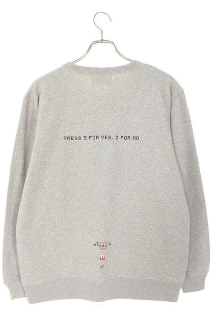 SEQUEL 24SS WEEKEND Logo Print Sweatshirt Gray Size L