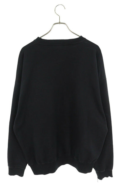 Balenciaga Vintage Logo Print Sweatshirt Black Size S