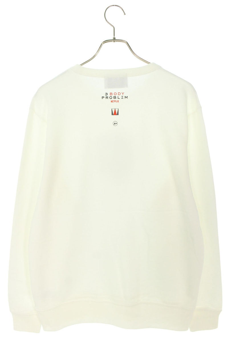 Fragment Design x SEQUEL 24SS Logo Print Sweatshirt White Size M