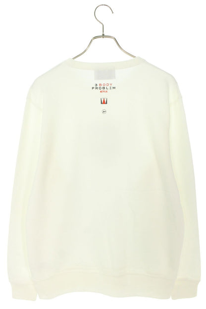 Fragment Design x SEQUEL 24SS Logo Print Sweatshirt White Size M