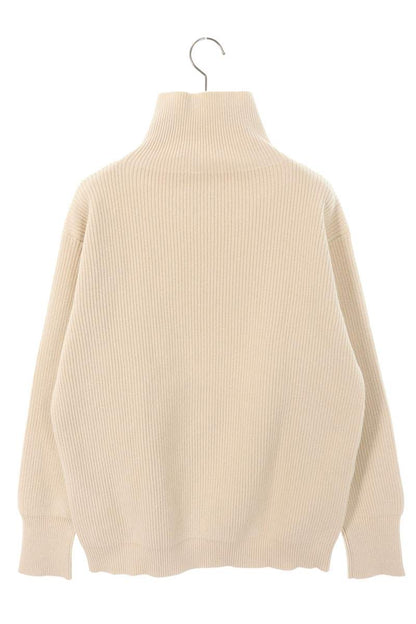 Jil Sander High Neck Knit Sweater White Size XXS
