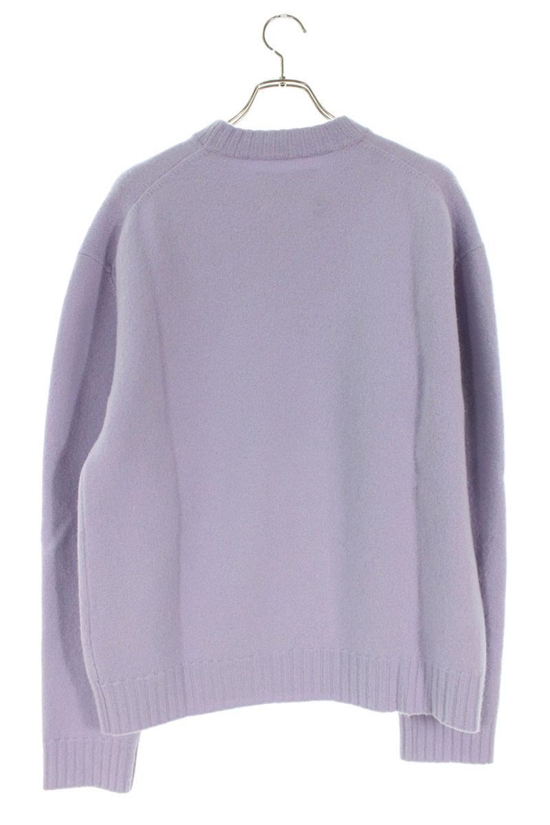 Jil Sander Crewneck Knit Sweater Purple Size XXL